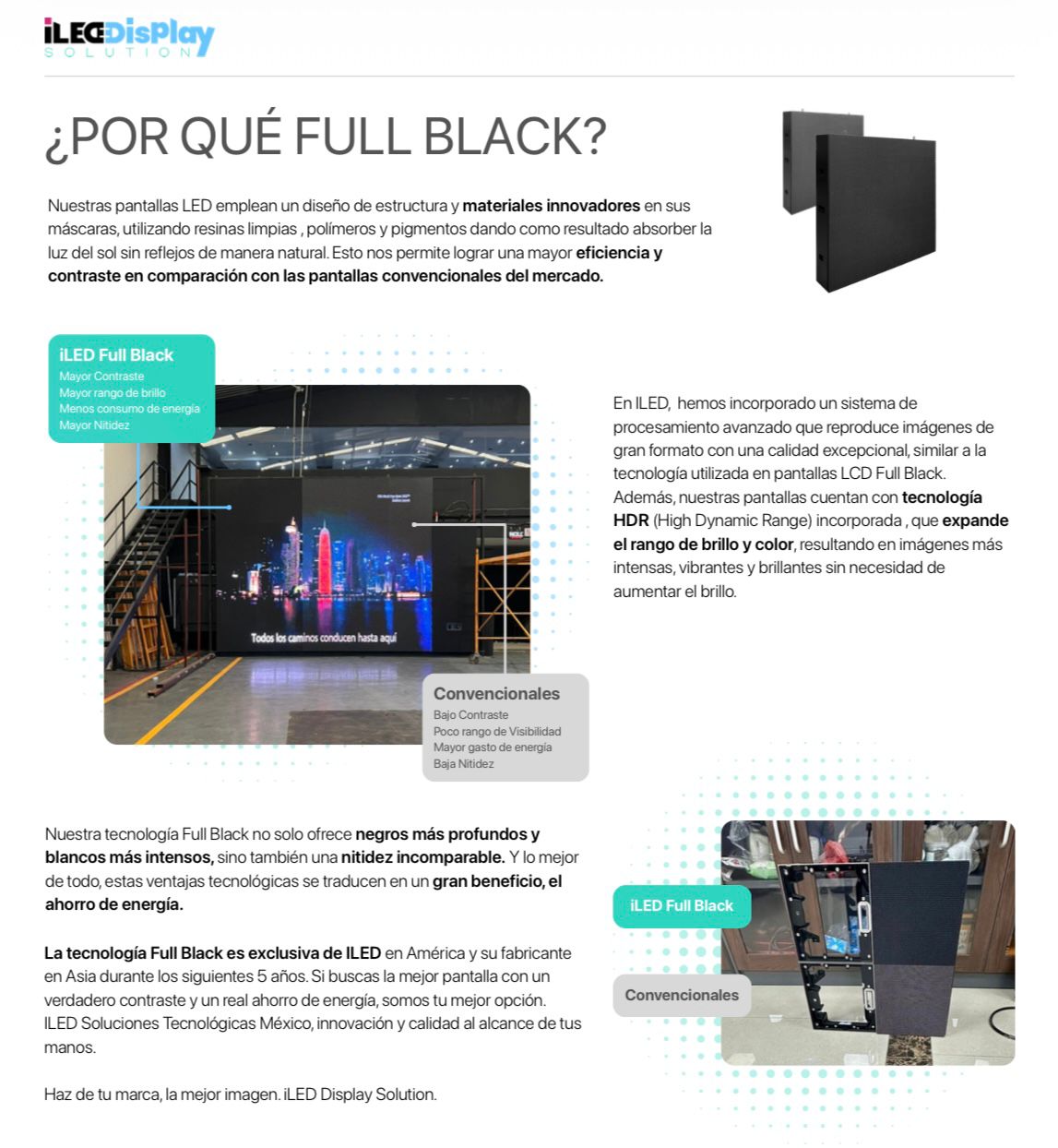 Pantalla LED – Vista 1